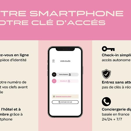 Hotel Des Sept - Entree Autonome, Reception En Ligne - Encore Mieux Орлеан Екстериор снимка