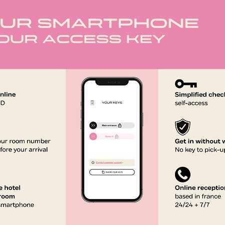 Hotel Des Sept - Entree Autonome, Reception En Ligne - Encore Mieux Орлеан Екстериор снимка